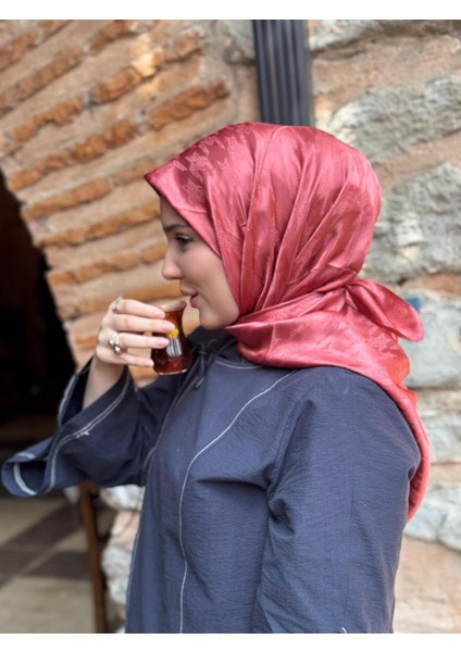 Kazayağı Desen Ipeksi Jakar Eşarp