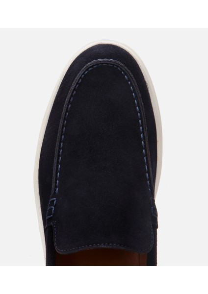02AYH305500A680 ERKEK Süet Deri Lacivert Loafer