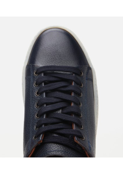 02AYH305680A680 ERKEK Deri Lacivert Spor Ayakkabı