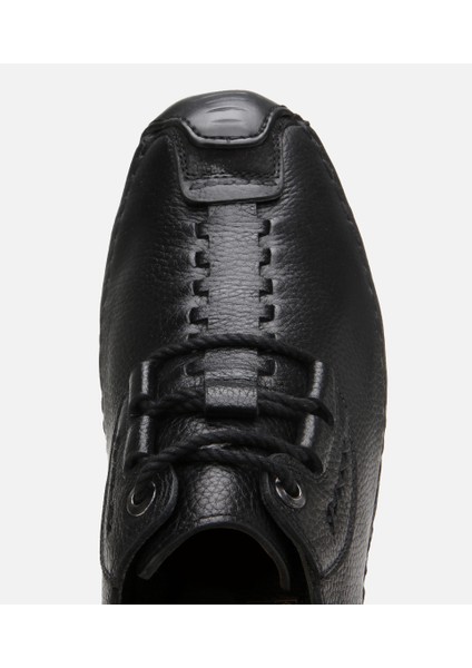 02AYH305720A100 ERKEK Deri Siyah Comfort Düz Ayakkabı