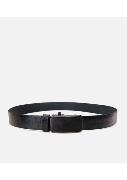 06KEH310910A100 ERKEK Deri Siyah Kemer