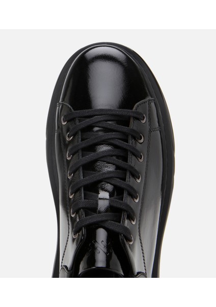 02AYH305920A100 ERKEK Rugan Deri Siyah Hafif Tabanlı Spor Ayakkabı