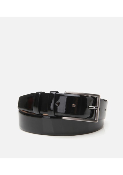 06KEH309740A100 ERKEK Rugan Deri Siyah Kemer