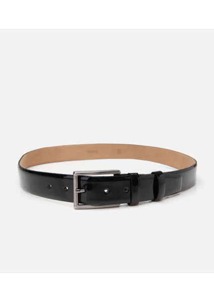 06KEH309740A100 ERKEK Rugan Deri Siyah Kemer