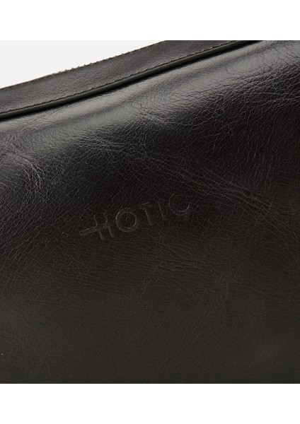 04CAH311270A100 ERKEK Deri Siyah Çanta