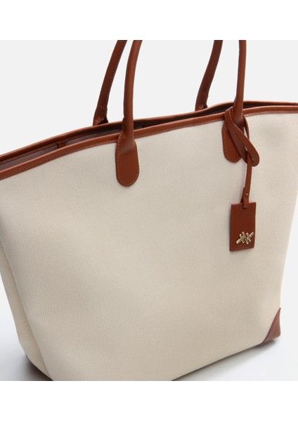 Kadın Ekru Omuz Çantası