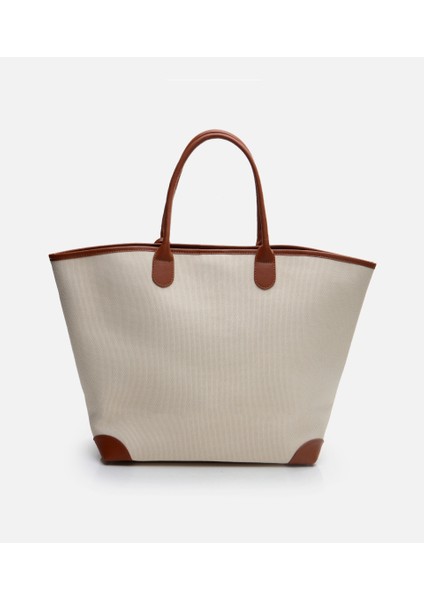 Kadın Ekru Omuz Çantası