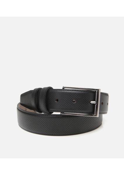 06KEH310110A100 ERKEK Deri Siyah Kemer