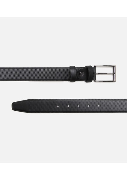 06KEH310110A100 ERKEK Deri Siyah Kemer