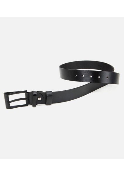 06KEH311520A100 ERKEK Deri Siyah Kemer