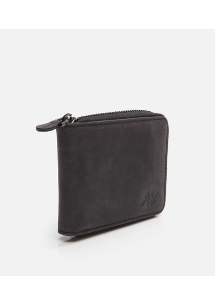 06CUH290110A100 Deri Siyah Erkek Cüzdan