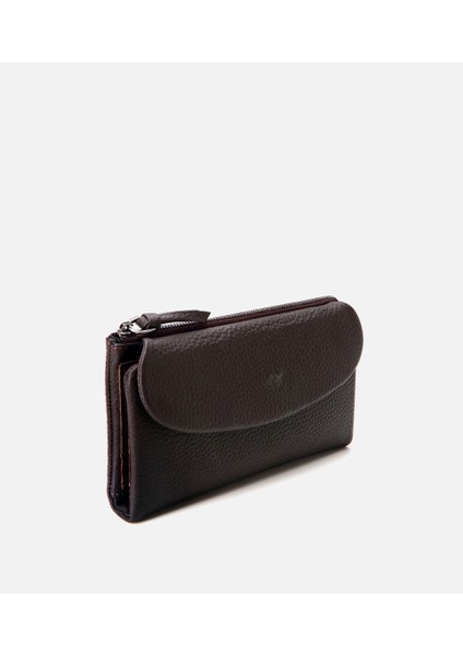 05CUH310660A480 KADIN Deri Kahverengi Cüzdan