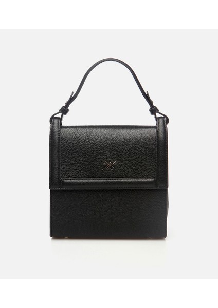 Kadın Deri Siyah Omuz Çantası