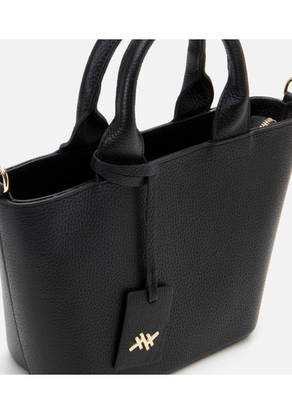 03CAH293390A100 Deri Siyah Kadın Çanta