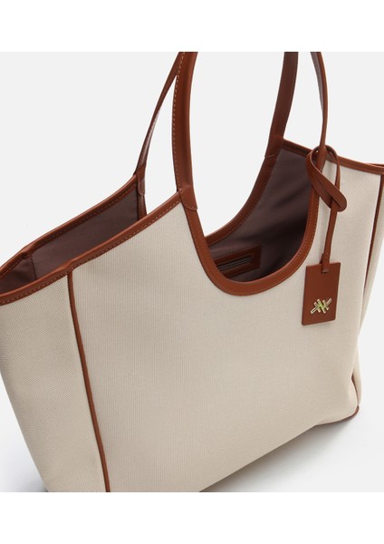 Kadın Ekru Omuz Çantası