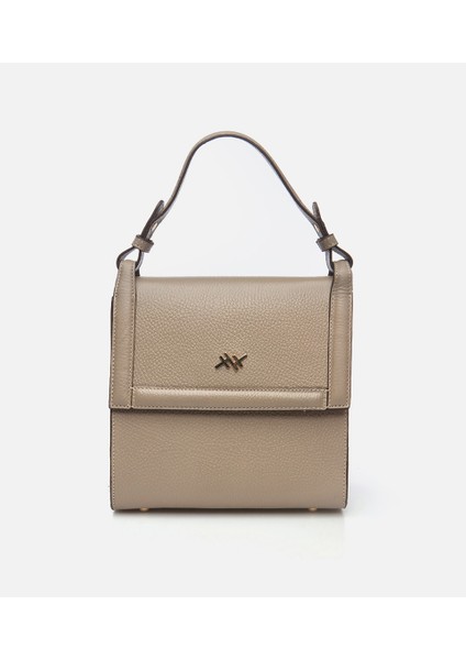 Kadın Deri Vizon Omuz Çantası