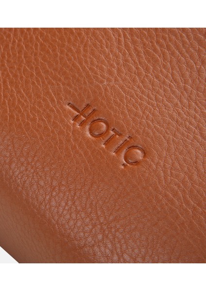 03CAH296580A370 HAKIKI Deri Taba Kadın Omuz Çantası