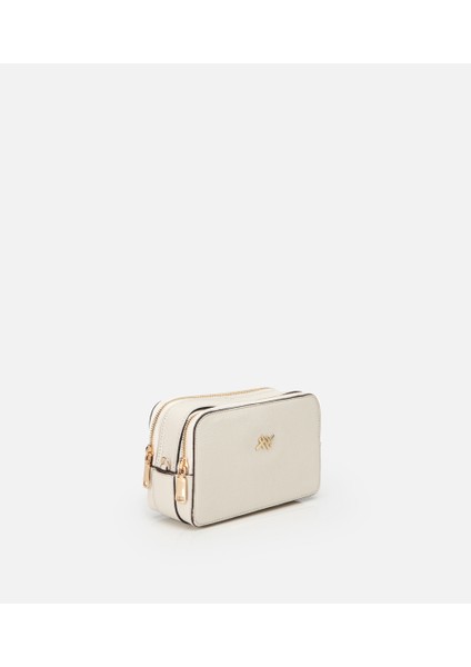 03CAH293370A400 KADIN Deri Ekru Mini Çanta