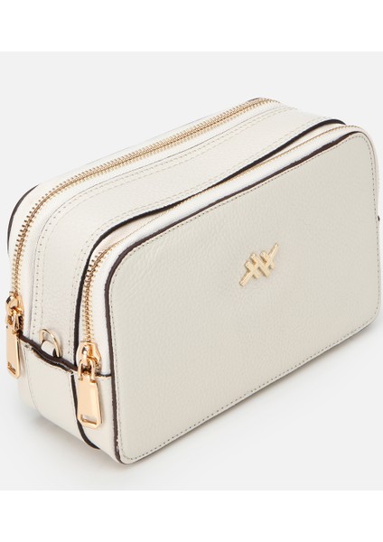 03CAH293370A400 KADIN Deri Ekru Mini Çanta