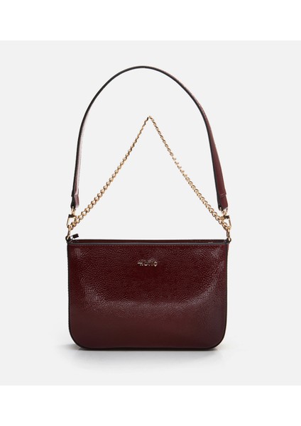 Kadın Bordo Omuz Çantası
