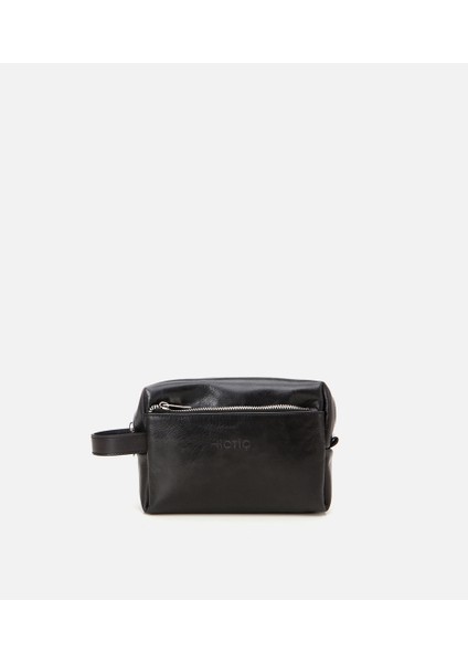 04CAH311260A100 ERKEK Deri Siyah Çanta