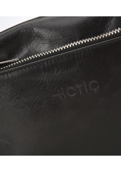 04CAH311260A100 ERKEK Deri Siyah Çanta