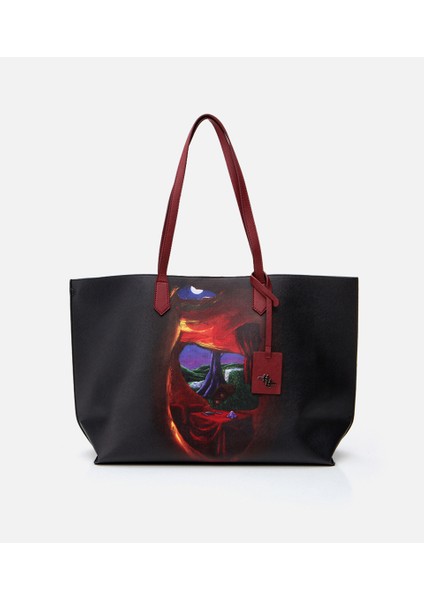 03CAH301340A780 BORDO Kadın Çanta Hotiç x Çagev