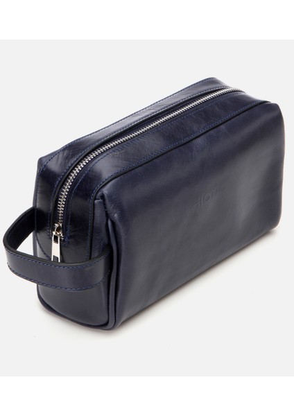 04CAH311270A680 ERKEK Deri Lacivert Çanta