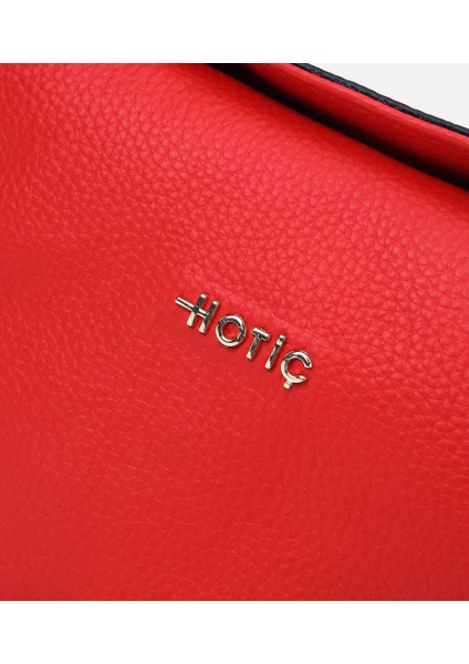 03CAH309130A740 KADIN Deri Kırmızı Ayarlanabilir Askılı Omuz Çantası