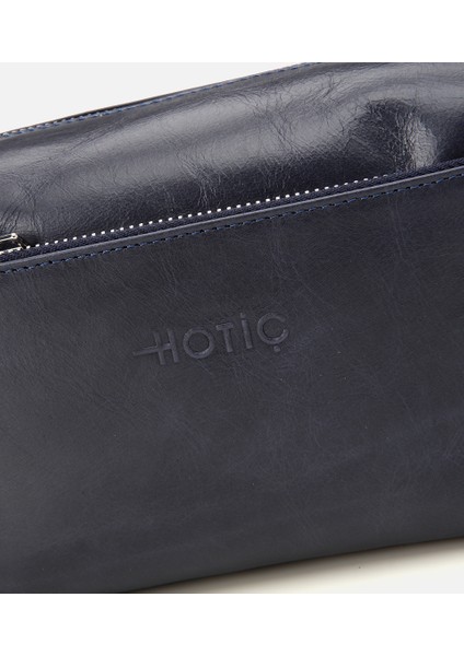 04CAH311260A680 ERKEK Deri Lacivert Çanta