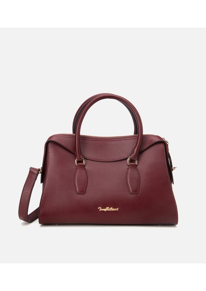 03CAH309290A780 KADIN Deri Bordo Omuz Çantası