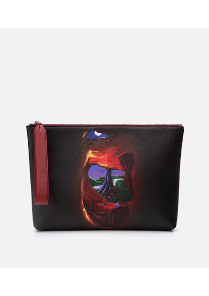 03CAH301350A780 BORDO Kadın Portföy Hotiç x Çagev