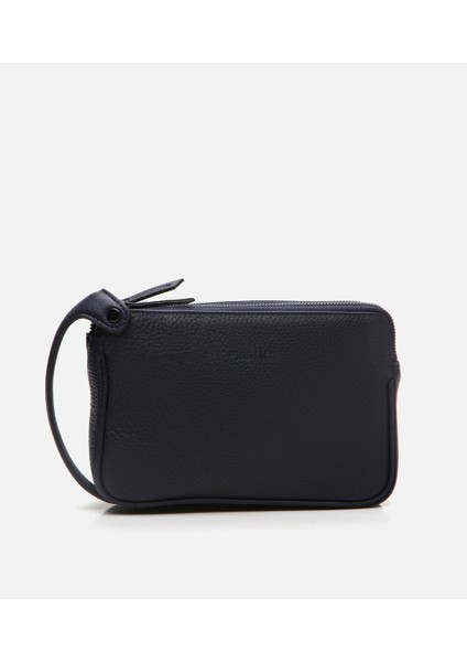 04CAH290420A680 Deri Lacivert Erkek Çanta