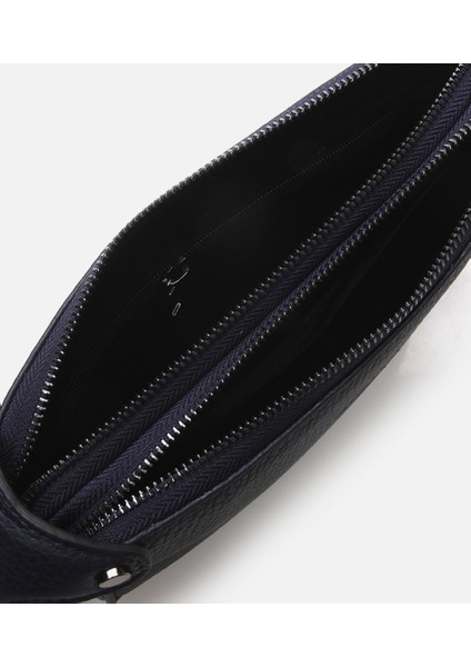 04CAH290420A680 Deri Lacivert Erkek Çanta