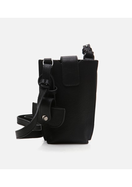 04CAH290760A100 Deri Siyah Erkek Çanta x Danilo Zanna