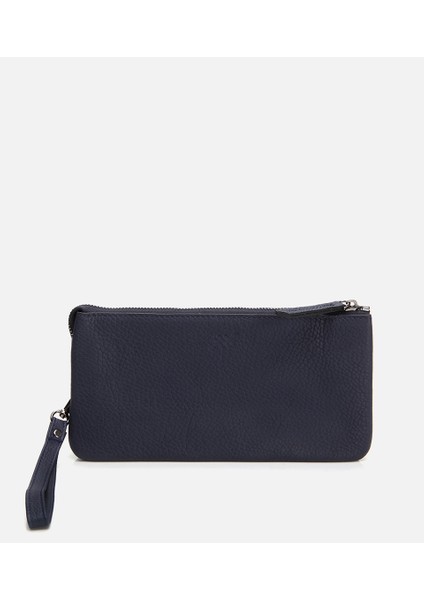 04CAH300750A680 HAKIKI Deri Lacivert Erkek Çanta