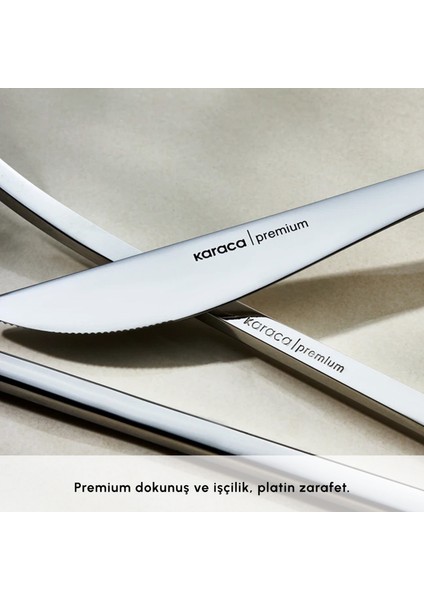 Premium View Platin 12 Kişilik 84 Parça Çatal Kaşık Bıçak Takımı fırsatları