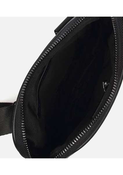 Erkek Deri Siyah Postacı Çantası