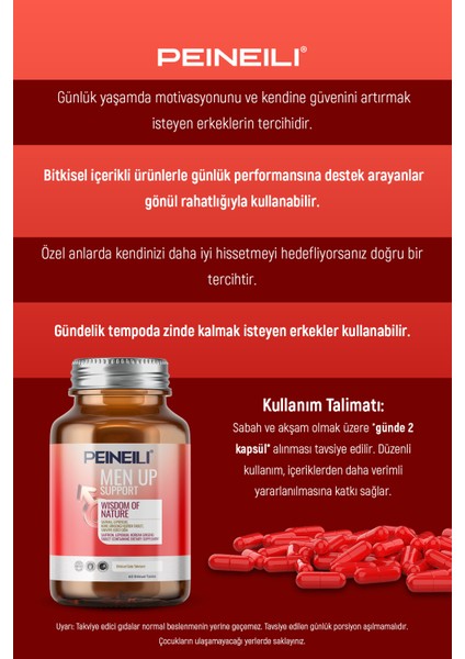Men Up Support Safran Lepidyum Kore Ginsengi Içeren Takviye Edici Gıda 60 Tablet fırsatları