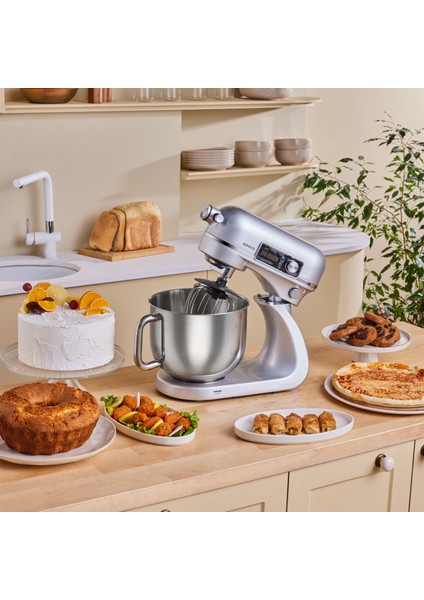 Maestro Artisan Stand Mikser Antrasit Ultra Sessiz 6 Litre