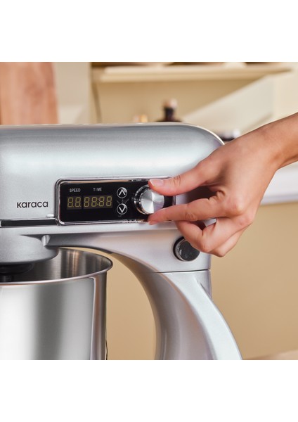 Maestro Artisan Stand Mikser Antrasit Ultra Sessiz 6 Litre