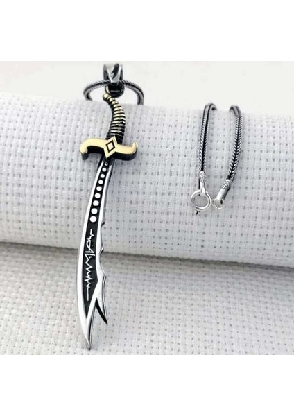 Gümüş Hz. Ali Zülfikar Kılıcı Kolye (BC-726FB4) fiyatları