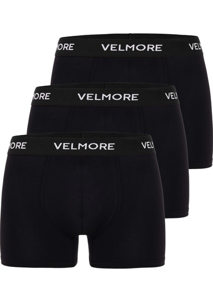 Erkek Boxer 3’lı Kutu Yumuşak Pamuk Sıkmayan Bel Lastikli (Beden S - 5xl)