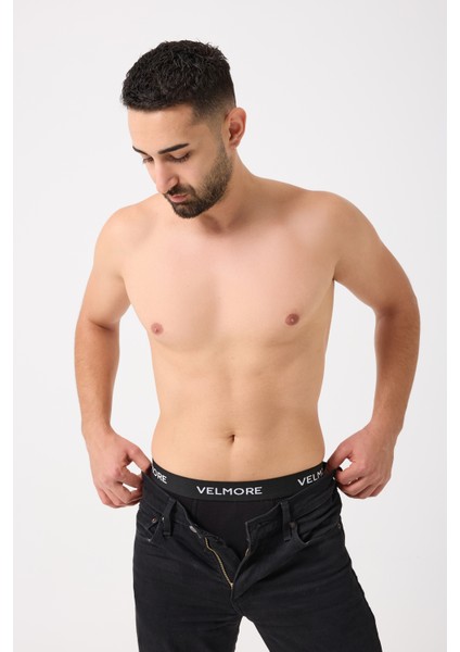 Erkek Boxer 3’lı Kutu Yumuşak Pamuk Sıkmayan Bel Lastikli (Beden S - 5xl) indirimleri