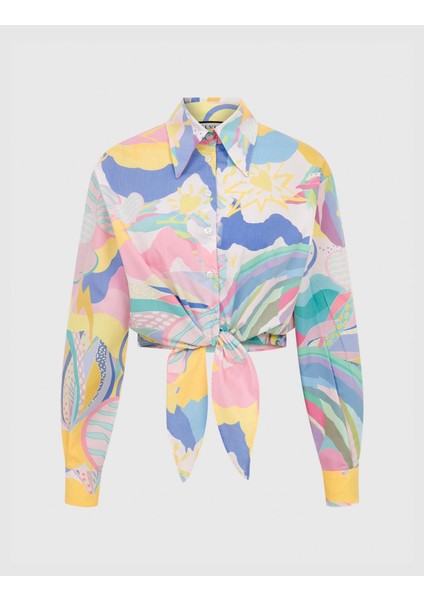 Nisku Kadın Gömlek Renkli