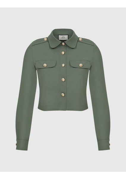 Keitha Kadın Haki Gömlek