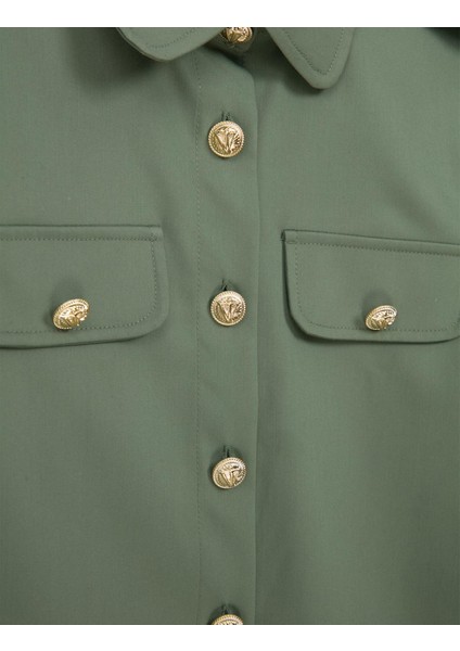 Keitha Kadın Haki Gömlek fiyatları