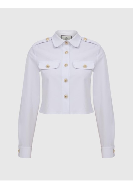 Keitha Kadın Beyaz Gömlek