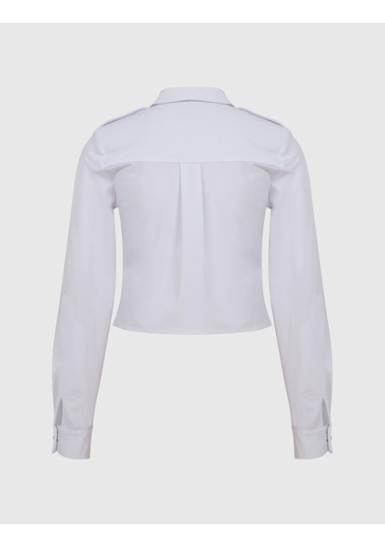 Keitha Kadın Beyaz Gömlek fırsatları