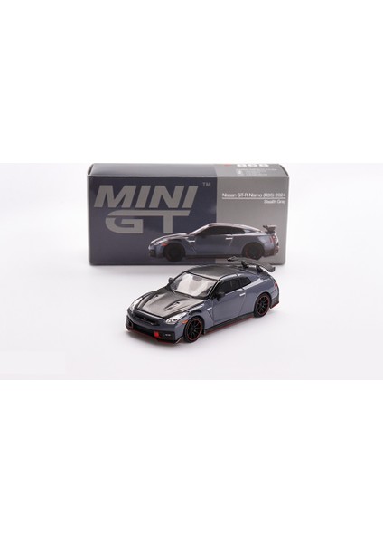 868 1/64 Nissan Gt-R Nismo 2024 Nısmo Stealth Gray